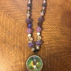 Purple Statement Necklace
